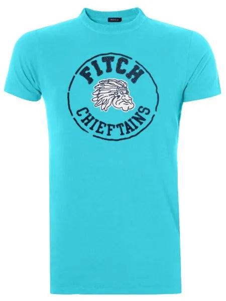 [Em Promoção] - Camiseta Masculina Muscle Circle Chieftains Azul Claro - A&Fitch