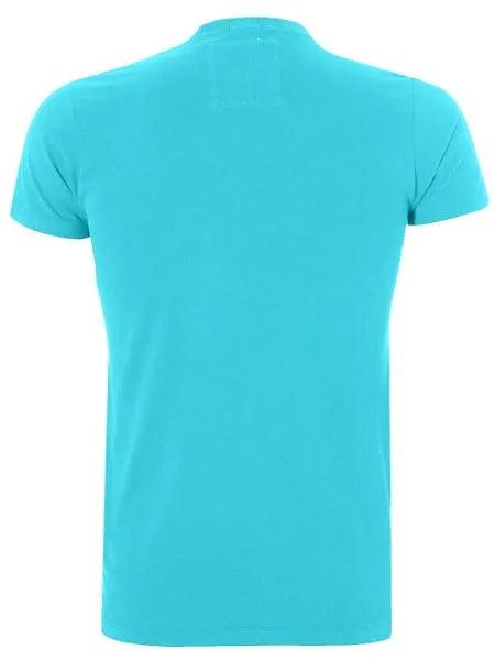 [Em Promoção] - Camiseta Masculina Muscle Circle Chieftains Azul Claro - A&Fitch