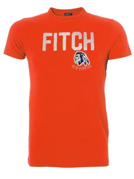 [Última Unidade] - Camiseta Masculina Fitch Indian Laranja - A&Fitch