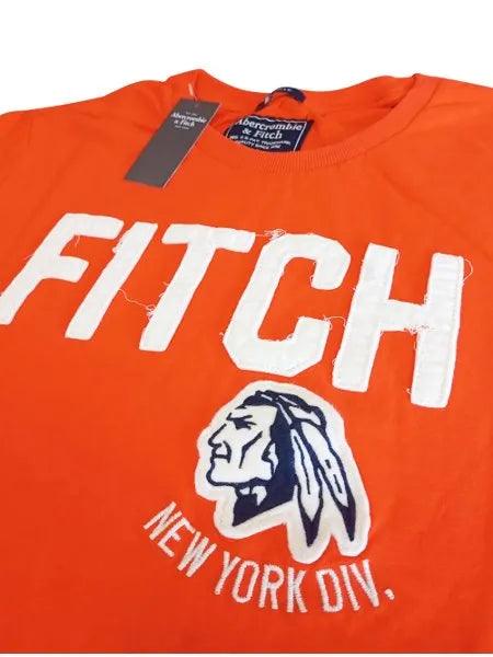 [Última Unidade] - Camiseta Masculina Fitch Indian Laranja - A&Fitch